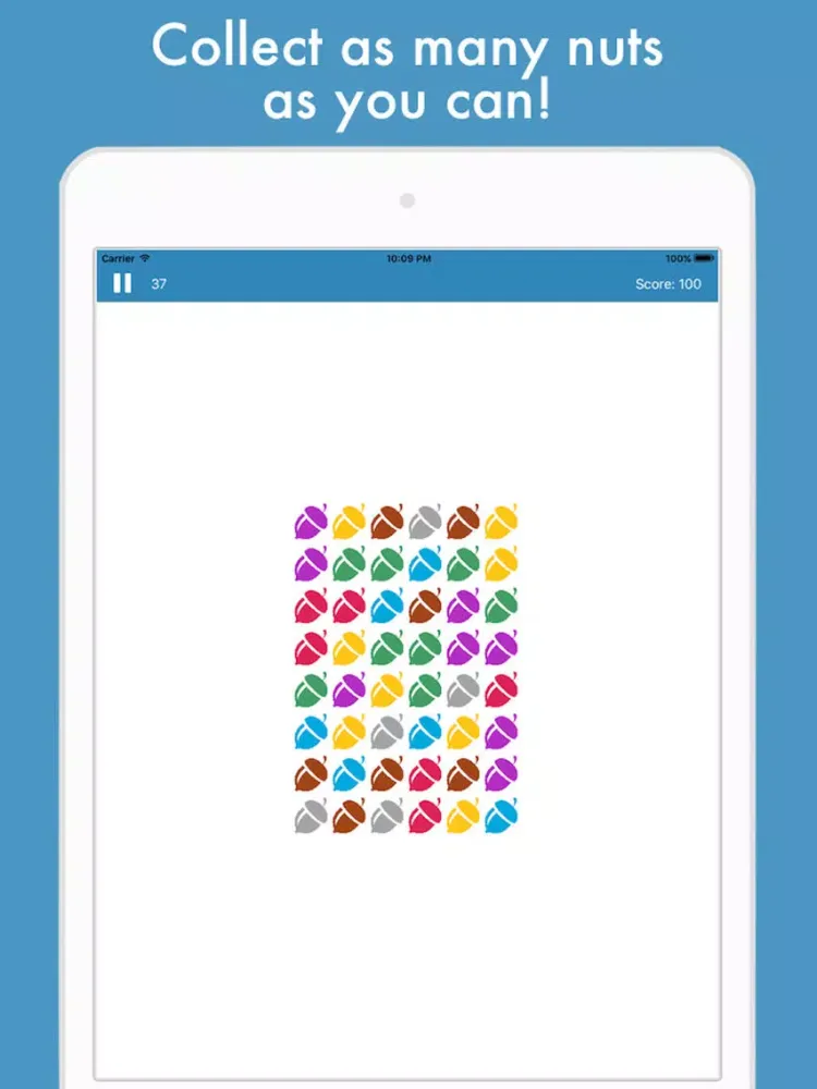 Nut Dash - crack the nuts! iPad 应用截图