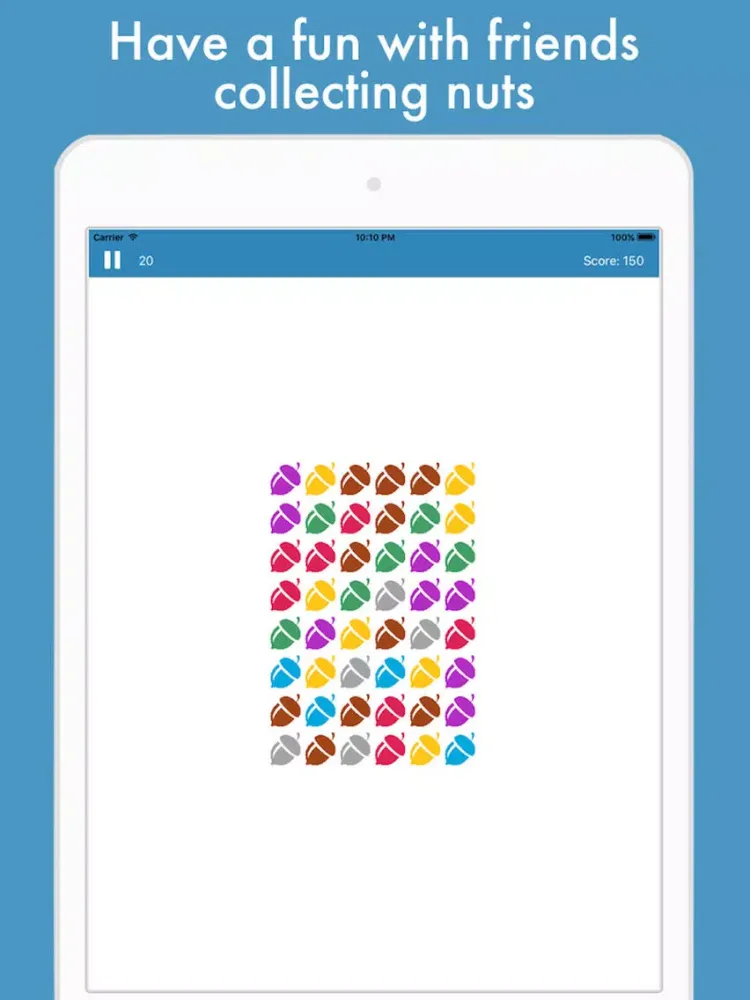 Nut Dash - crack the nuts! iPad 应用截图