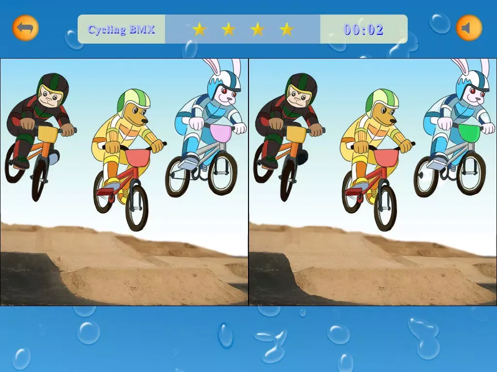 Find differences: animal sports iPad 应用截图
