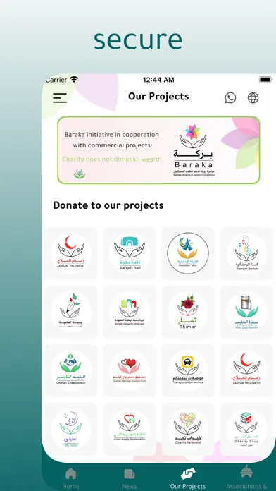 Zrzuty ekranu Bahjah Association for Orphans