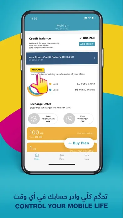 Zrzuty ekranu FRiENDi mobile Oman