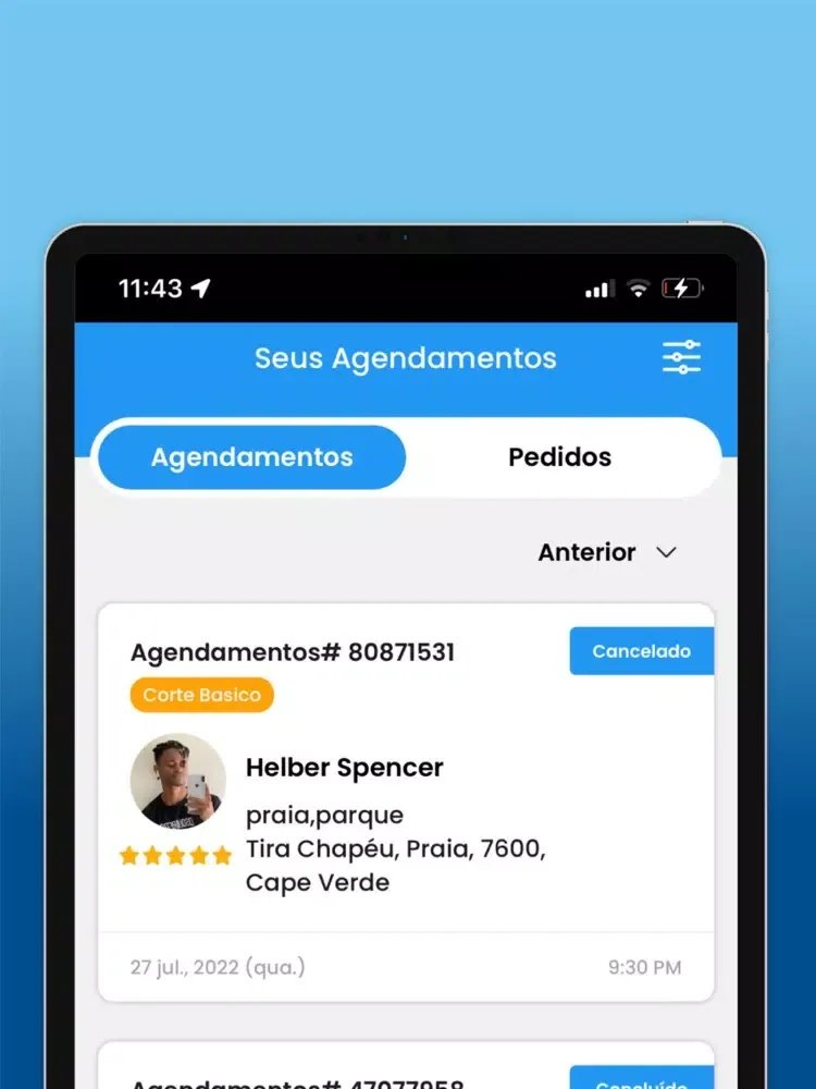 Capturas de pantalla de Pagam - Taxi, Entregas, Comida iPad 
