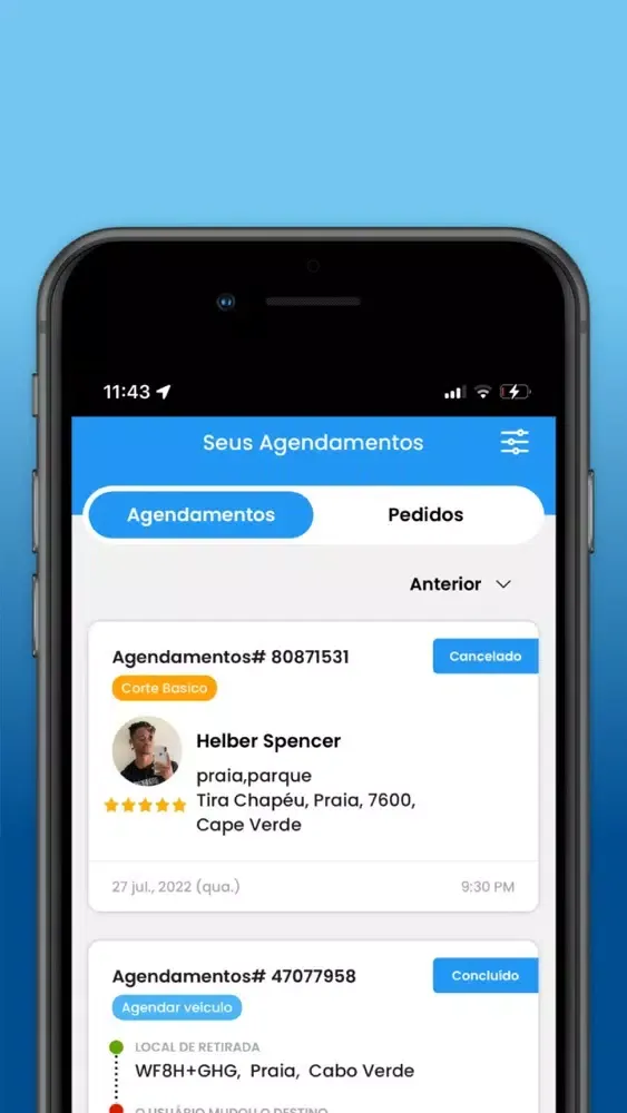 Capturas de pantalla de Pagam - Taxi, Entregas, Comida