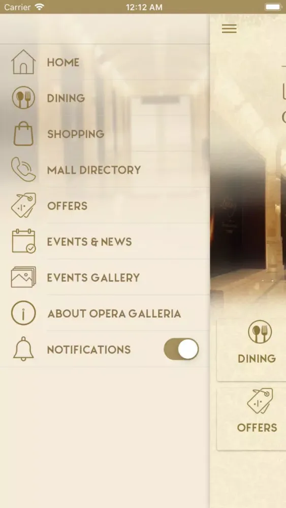 Opera Galleria سکرین شاٹس