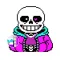 Undertale Sans Color by number
