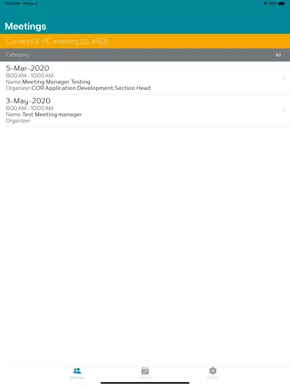 Captures d'écran de Meeting Manager- Oman Airports iPad 