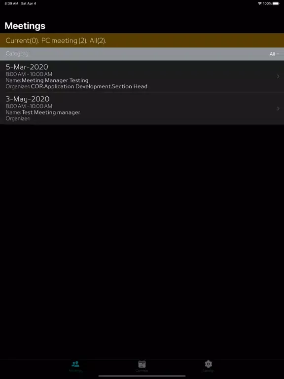 Captures d'écran de Meeting Manager- Oman Airports iPad 
