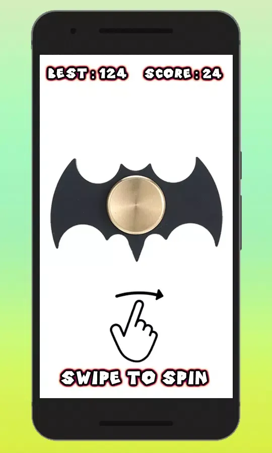 Ảnh chụp màn hình của Bat Fidget Spinner