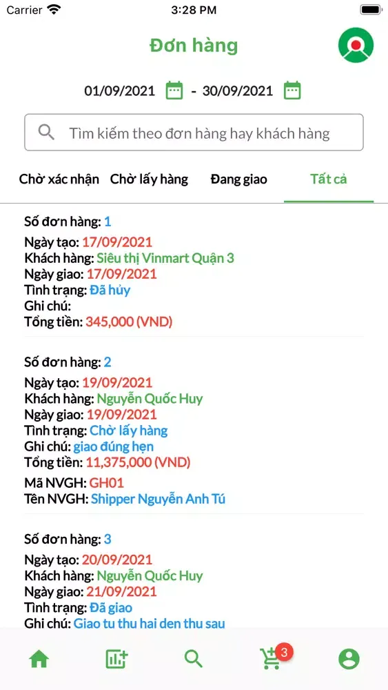 Screenshot di OMEGA ODO
