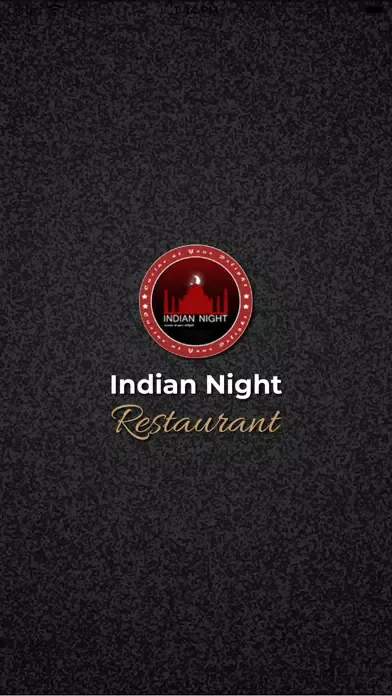 Indian Night Restaurant App स्क्रीनशॉट