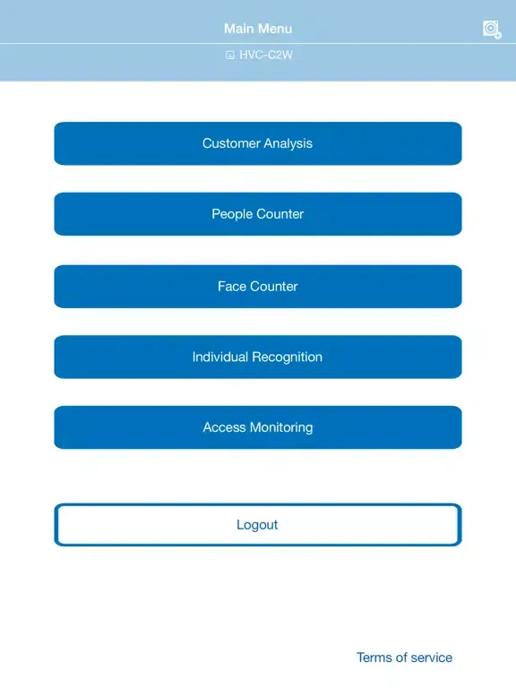 HVC-C2W Basic Operations App iPad 应用截图