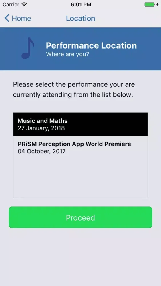 PRiSM Perception App Ekran Görüntüleri