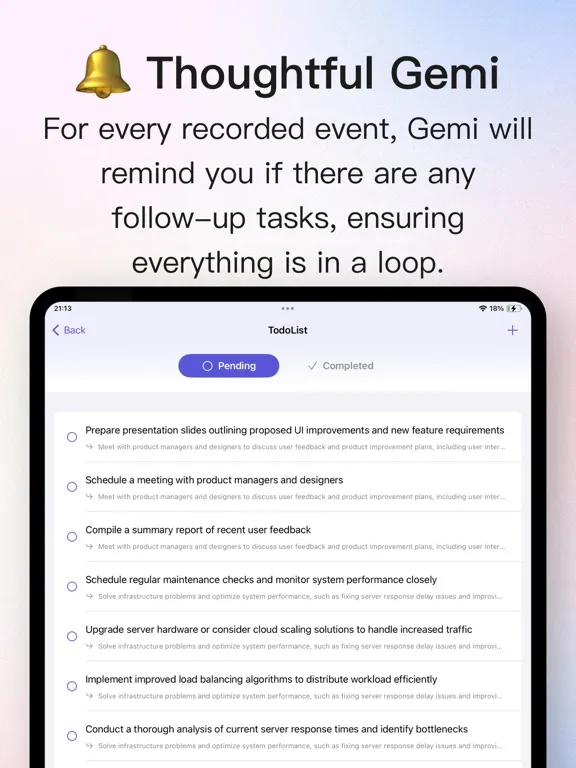 ภาพหน้าจอของ Gemi- AI Journal & Diary iPad 
