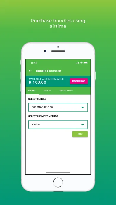 Screenshot di Old Mutual Connect