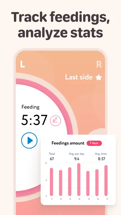 SM: Baby Breastfeeding Tracker 스크린샷