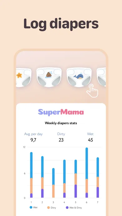 SM: Baby Breastfeeding Tracker 스크린샷