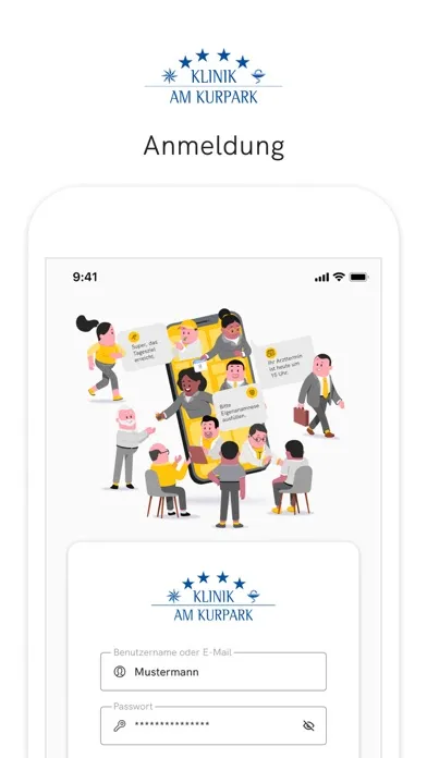 Ảnh chụp màn hình của KLAK Patienten APP