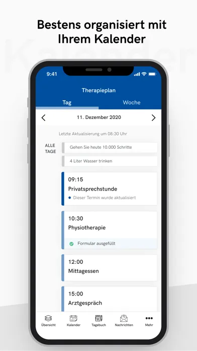 Ảnh chụp màn hình của KLAK Patienten APP