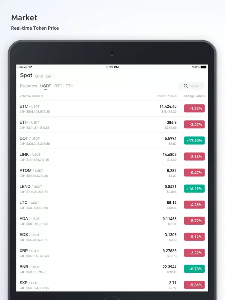 MEET.ONE | Wallet & Exchange iPad  스크린샷