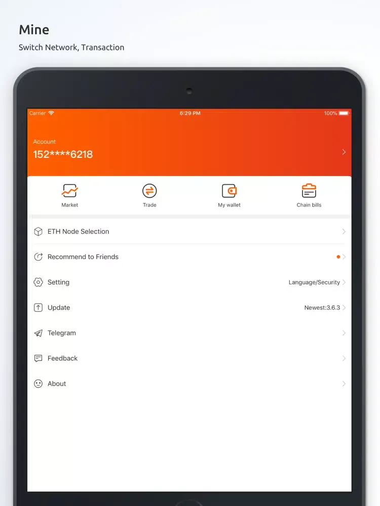 MEET.ONE | Wallet & Exchange iPad  스크린샷