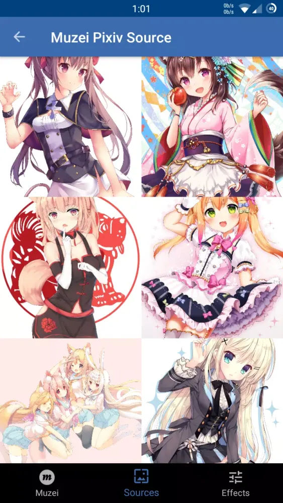 Muzei Pixiv Source Screenshots