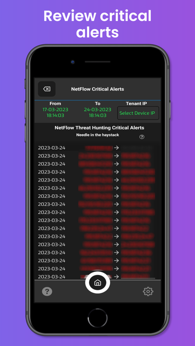 Tangkapan skrin SEC.ONE Threat Hunting