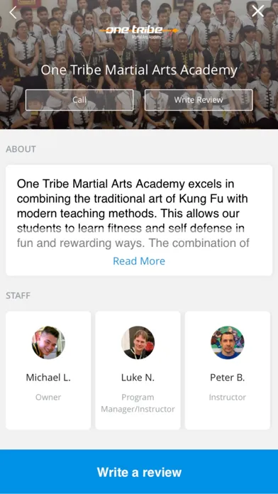 One Tribe Martial Arts স্ক্রিনশট