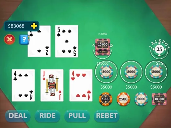 Let it Ride . Poker iPad Screenshots