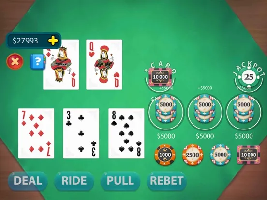 Let it Ride . Poker iPad Screenshots