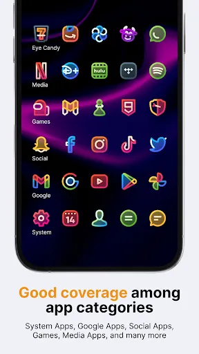 AlineT: bold linear icon pack Screenshots