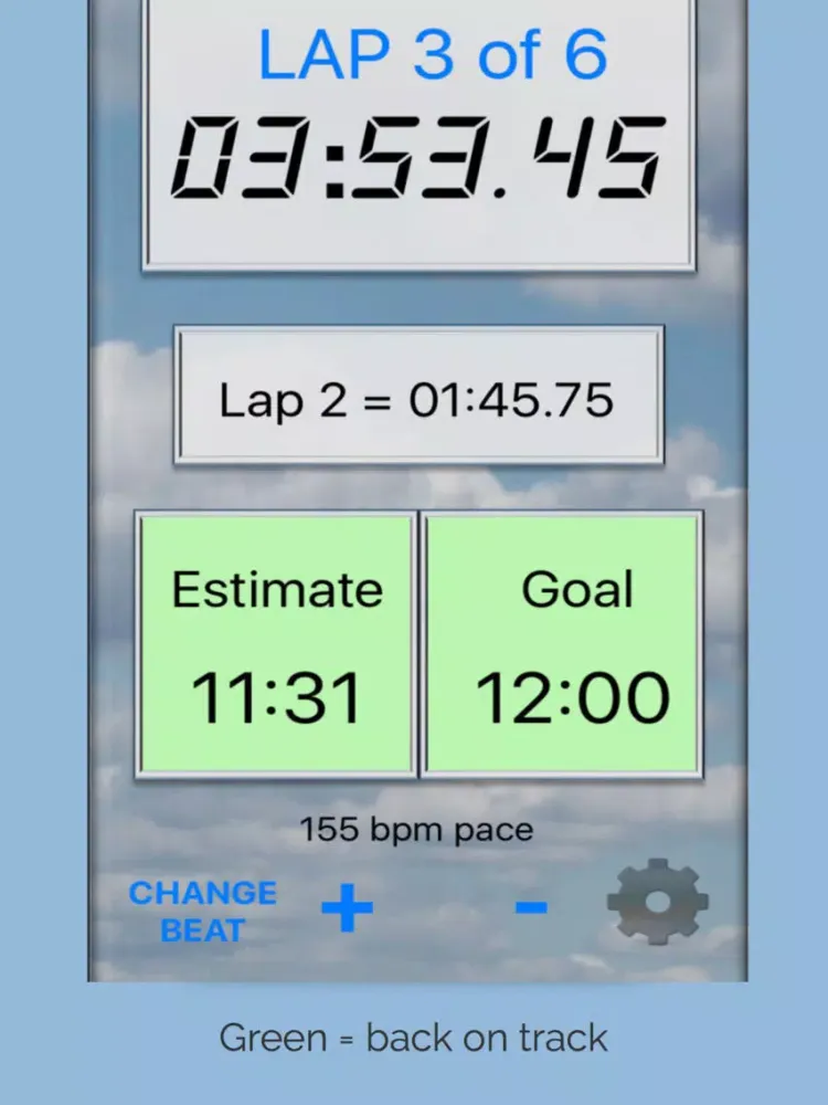 Air Force & Navy Run Pacer iPad  Screenshots