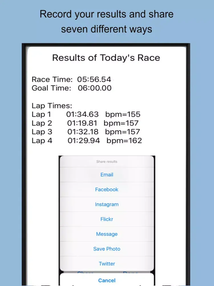 Air Force & Navy Run Pacer iPad  Screenshots