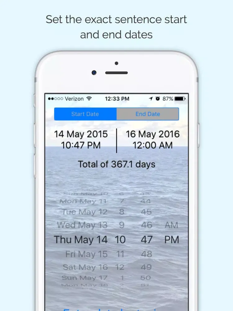 Prison Sentence Countdown for Families & Friends - Free iPad 應用截圖