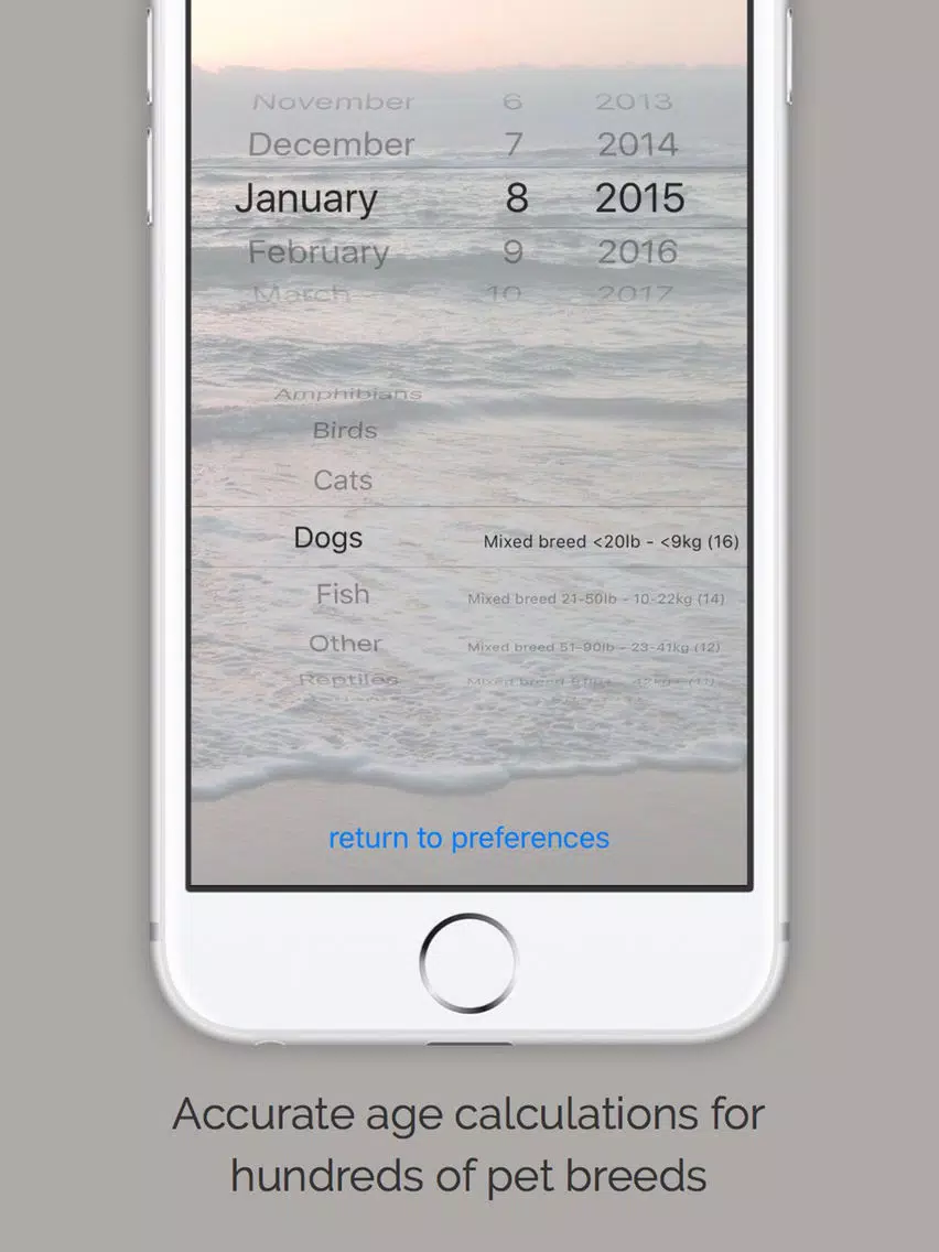 Pet Age & Birthday Tracker for 200+ Breeds iPad  Screenshots