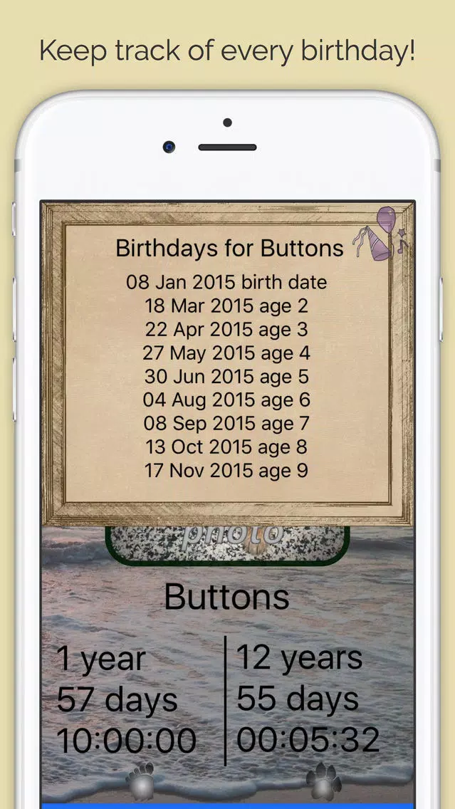 Pet Age & Birthday Tracker for 200+ Breeds Screenshots