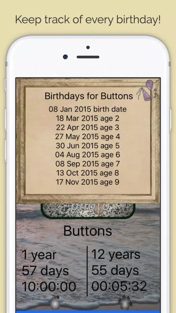 Pet Age & Birthday Tracker for 200+ Breeds - Full স্ক্রিনশট