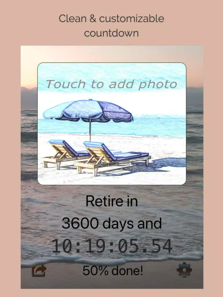 Capturas de tela do Retirement Countdown! iPad 