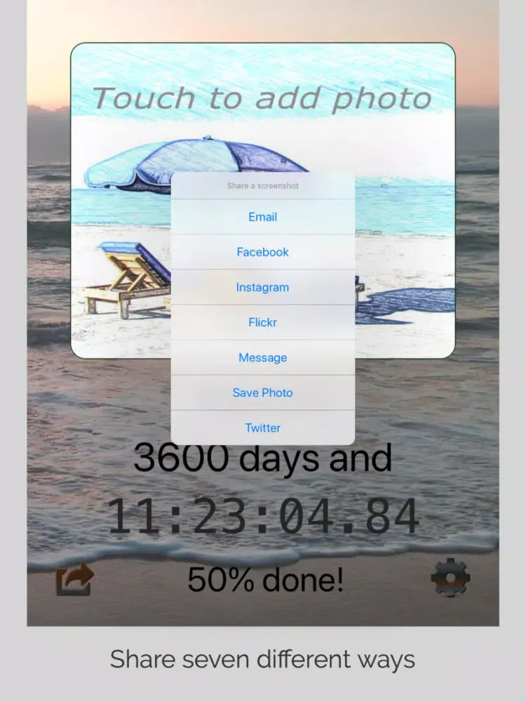 Capturas de tela do Retirement Countdown! iPad 