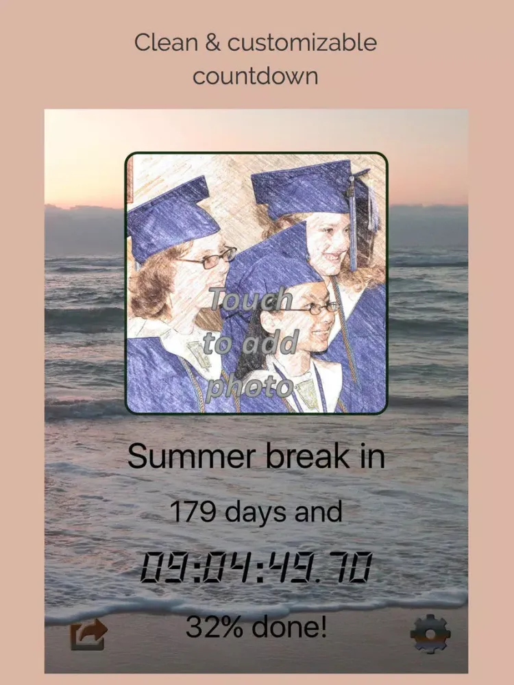 4 in 1 School & Graduation Countdown iPad 应用截图
