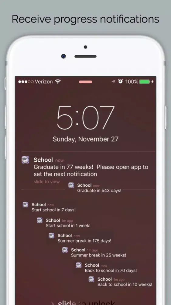4 in 1 School & Graduation Countdown应用截图
