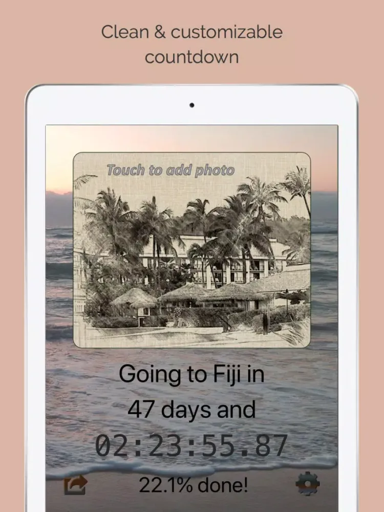 Capturas de tela do Vacation - Countdown iPad 