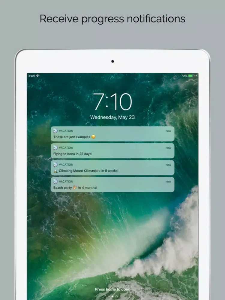 Capturas de tela do Vacation - Countdown iPad 