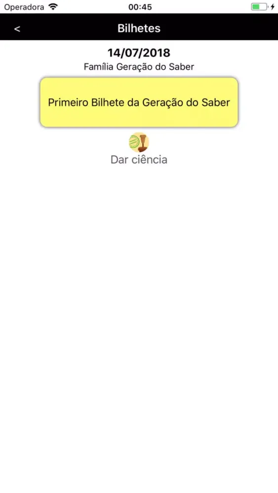 Ảnh chụp màn hình của Geração do Saber