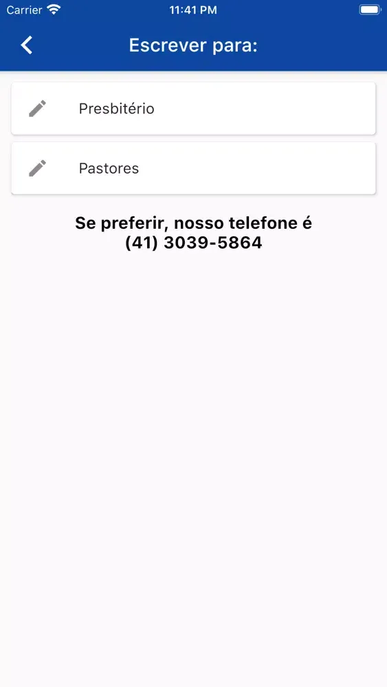 Ảnh chụp màn hình của Bom Pastor Curitiba IECLB