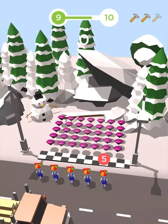 Crowd Street 3D- Traffic Cross iPad 应用截图