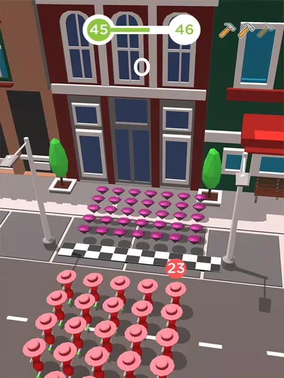 Crowd Street 3D- Traffic Cross iPad 应用截图