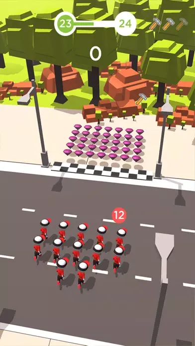 Crowd Street 3D- Traffic Cross应用截图