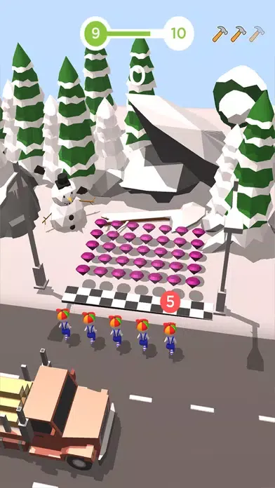 Crowd Street 3D- Traffic Cross应用截图