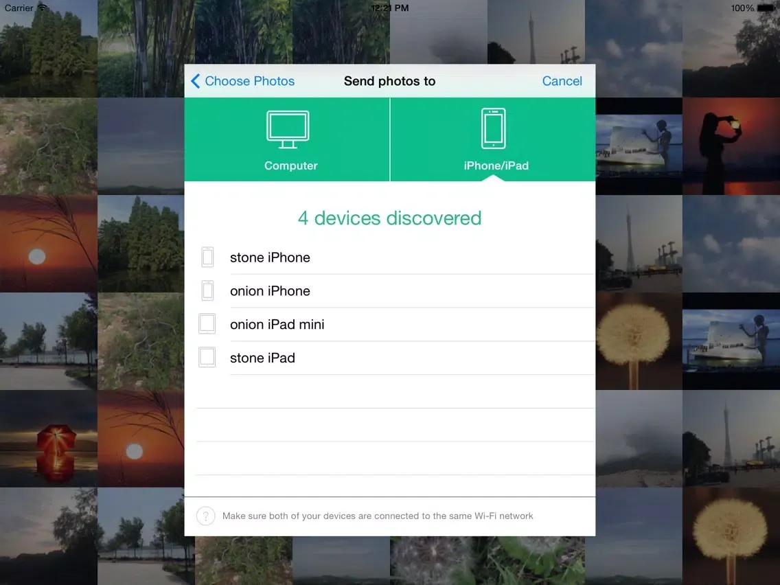 Photo Transfer Pro Edition iPad  스크린샷
