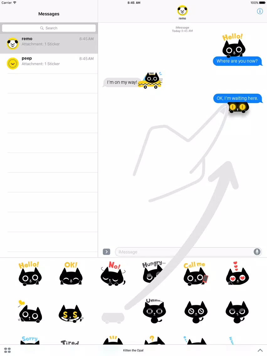 Kitten the Opal iPad  Ekran Görüntüleri
